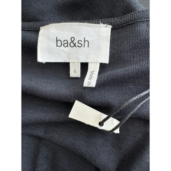 New ~ BA&SH ~ Celia Faux Wrap Bodysuit Size L - Picture 9 of 11